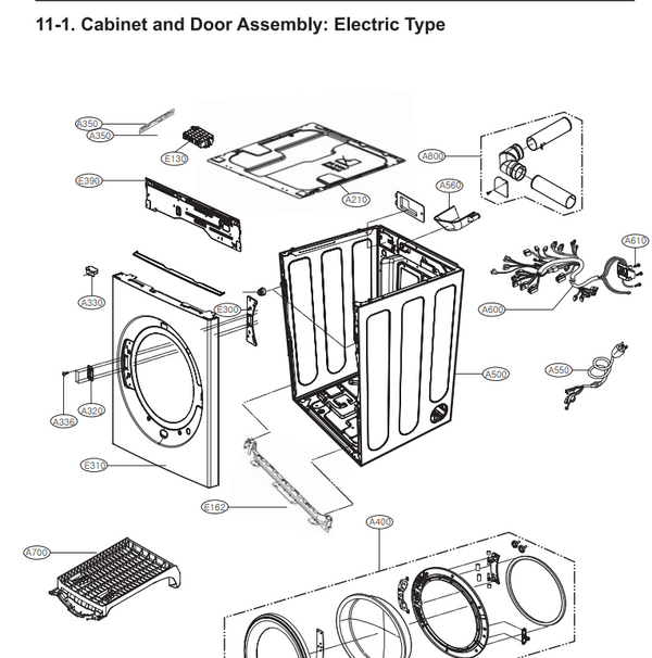 LG Dryer Control Boards EBR75574996 (OEM) Dryer LG