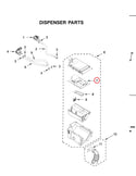 Whirlpool Washer Dispenser Parts W11318757 (OEM) Washer Whirlpool