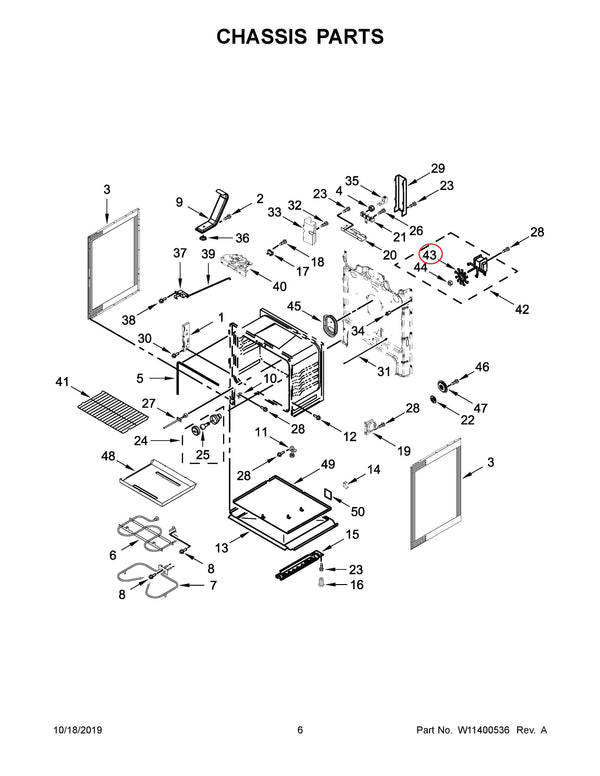 Whirlpool Range Fans W10758272 (OEM) Range Whirlpool