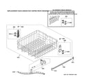 GE Dishwasher Racks WD28X24397 (OEM) Dishwasher GE