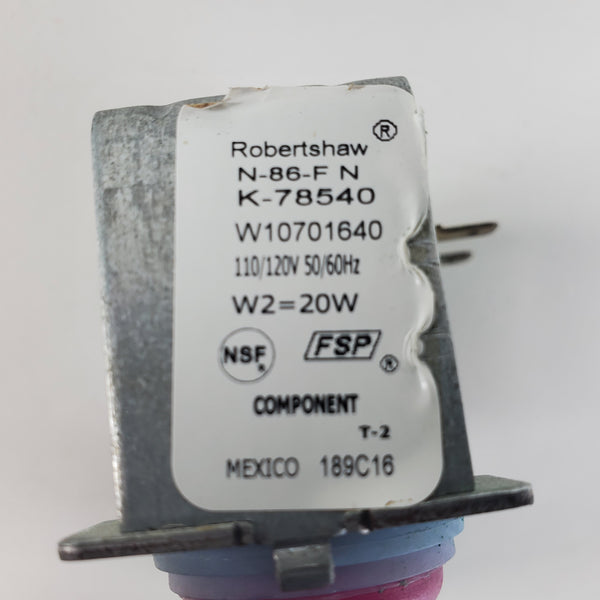 W11129435 Water inlet valve Whirlpool Refrigerator & Freezer Water Inlet Valves Appliance replacement part Refrigerator & Freezer Whirlpool   