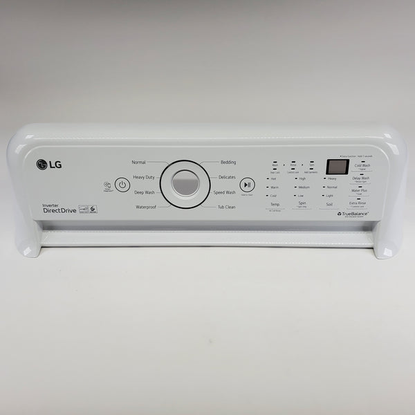 AGL76194029 Front panel assembly LG Washer Backsplashes / Consoles / Control Panels Appliance replacement part Washer LG   