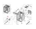 DC97-20621A Drain pump assembly Samsung Washer Drain Pumps Appliance replacement part Washer Samsung   