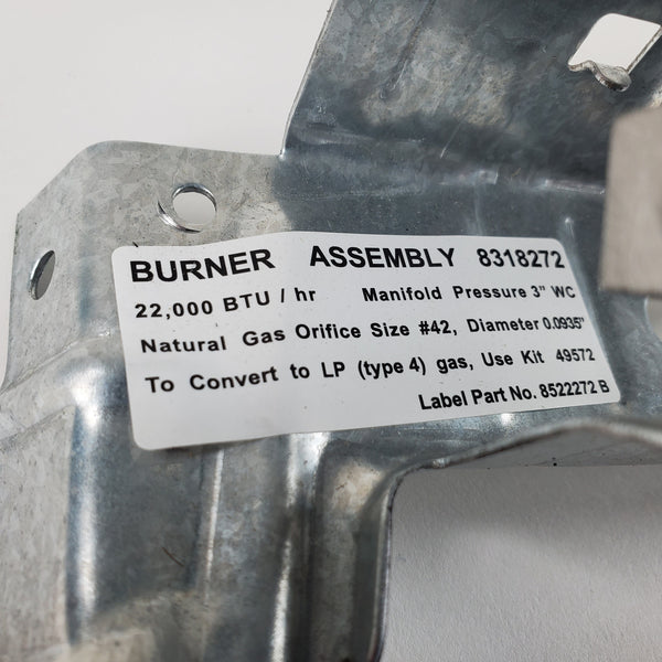 W10823508 Gas burner assembly Whirlpool Dryer Burner Assemblies Appliance replacement part Dryer Whirlpool   