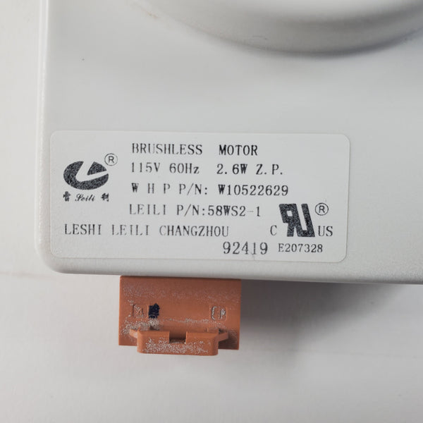 Condenser fan motor Refrigerator & Freezer Motors W11578915 Whirlpool (OEM) Refrigerator & Freezer Whirlpool
