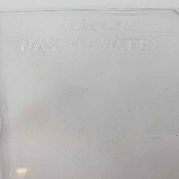 W10900030 Light cover Whirlpool Refrigerator & Freezer Covers Appliance replacement part Refrigerator & Freezer Whirlpool   