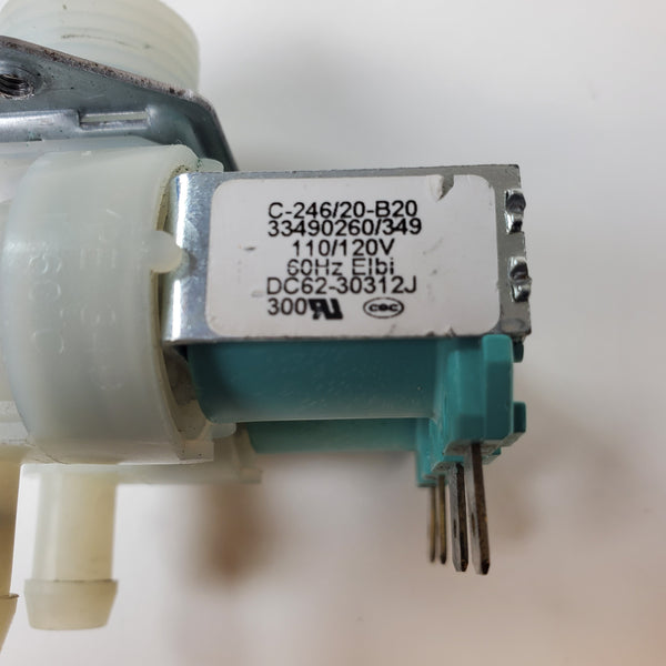 DC62-30312J Water inlet valve - cold Samsung Washer Water Inlet Valves Appliance replacement part Washer Samsung   