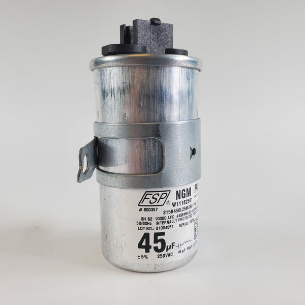 W11428524 Capacitor Whirlpool Washer Capacitors Appliance replacement part Washer Whirlpool   