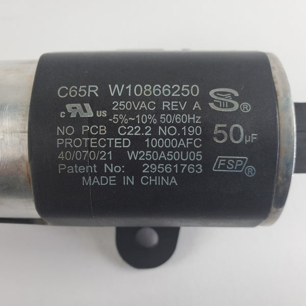 W11395618 Capacitor Whirlpool Washer Capacitors Appliance replacement part Washer Whirlpool   